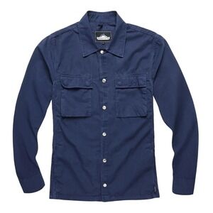 NWT Penfield Oakledge Overshirt Snap Coach Jacket Medium 100% Cotton Navy USA